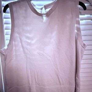 Worthington Soft Cream Top Accented with Gold Shimmer Size 2x. Excellent c